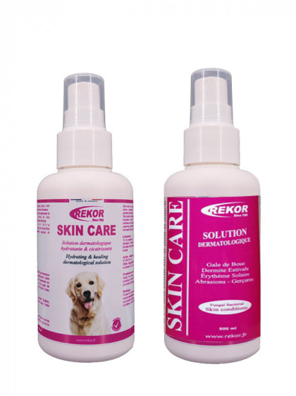 Solution dermatologique cheval et chien Skin Care 125ml Rekor