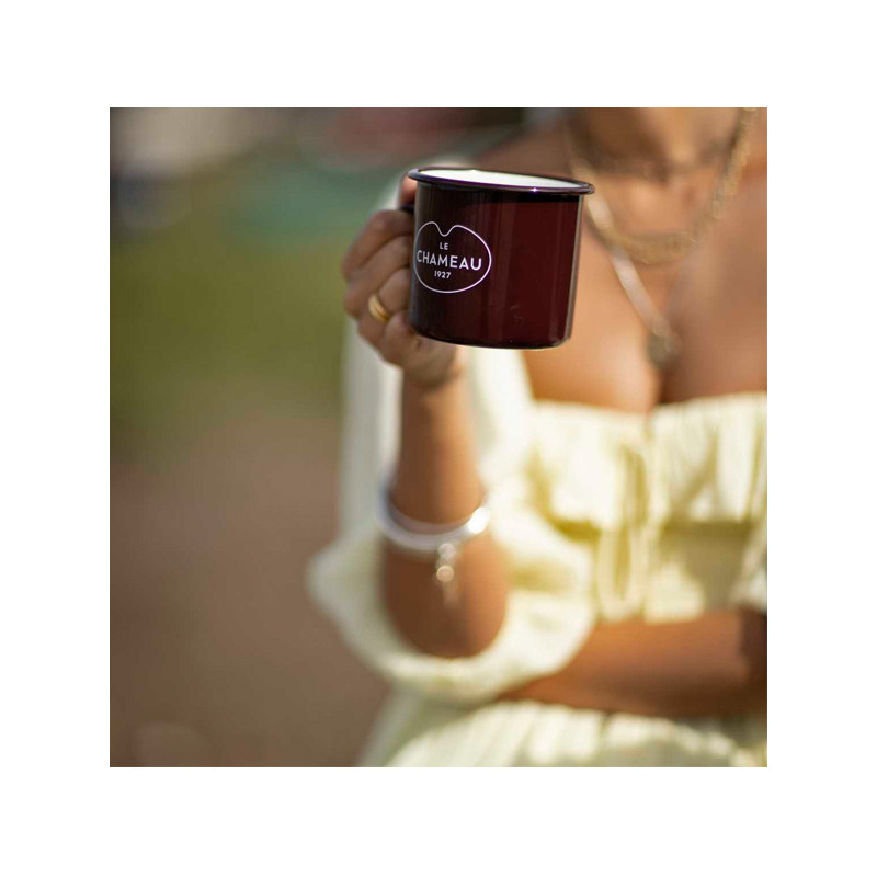 Mug en émail Le Chameau