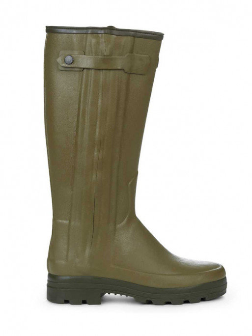 Bottes Chasseur doublées en néoprène homme vert vierzon Le Chameau