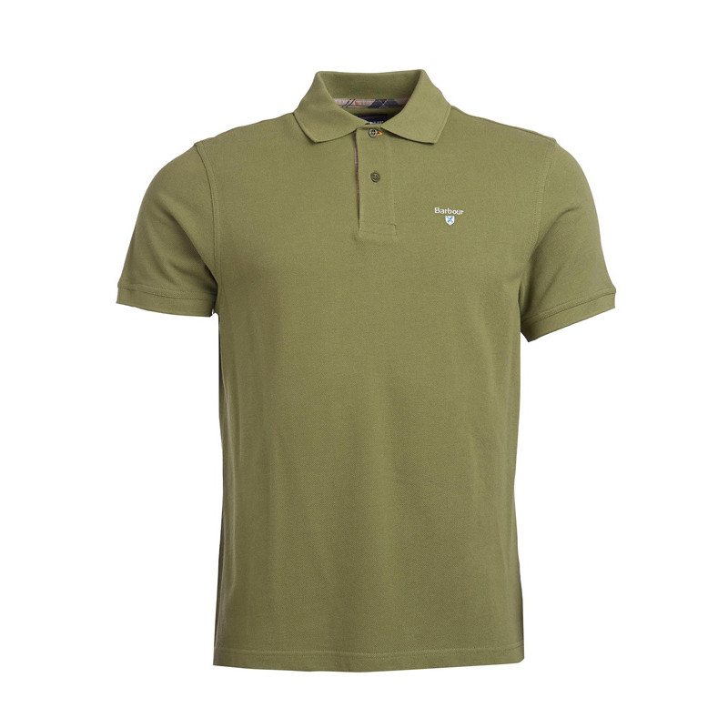 T-shirt tartan piqué Barbour