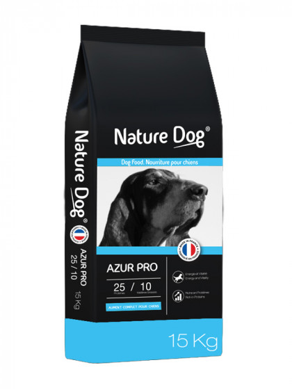 Croquettes Azur Pro 25/10 Nature Dog 15kg