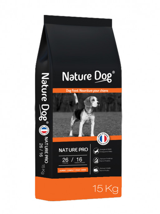 Croquettes Nature Pro 26/16 Nature Dog 15kg