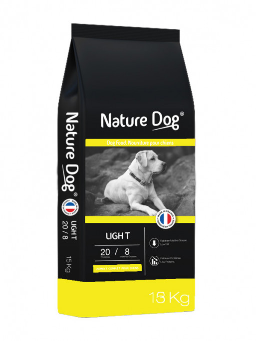 Croquettes Light 20/8 Nature Dog 15kg