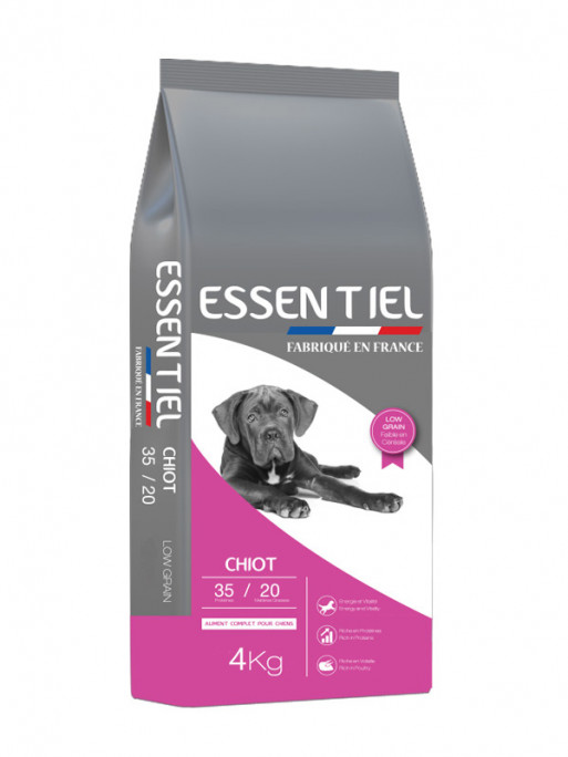 Croquettes Essentiel Chiot 35/20 Low Grain Nature Dog 4kg