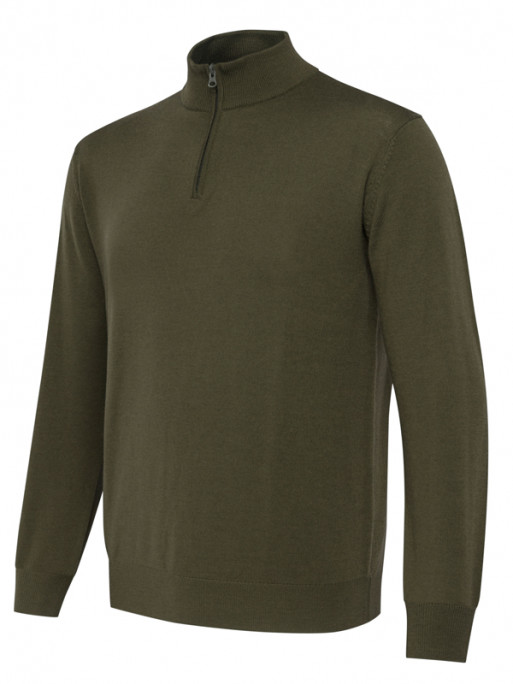 Pull col zippé Merino Beretta Pull col zippé Merino Beretta