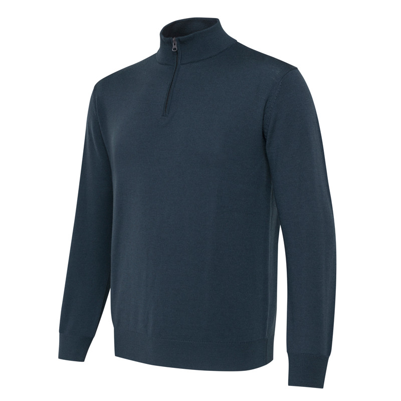 Pull col zippé Merino Beretta