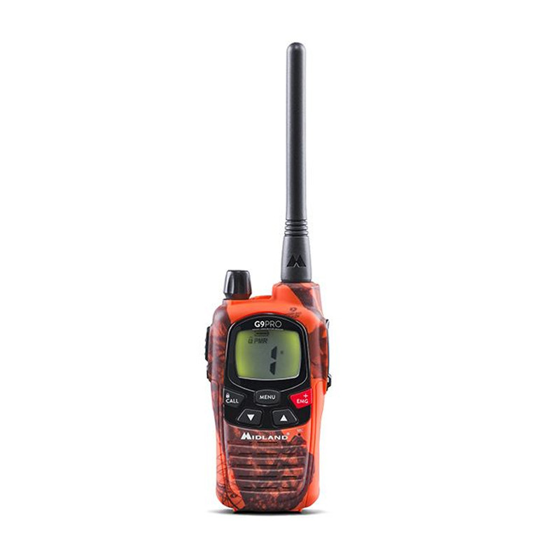 Talkie-Walkie G9 Pro blaze Midland avec oreillettes