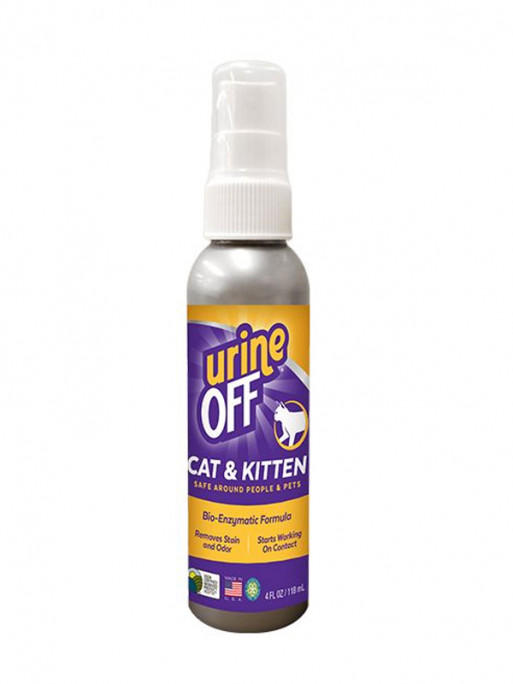 Destructeur d'odeurs Biotec chat/chaton 118ml Urine Off