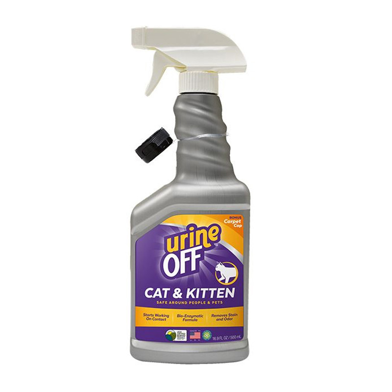 Destructeur d'odeurs Biotec chat/chaton 500ml Urine Off