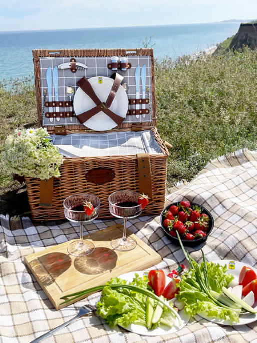 Panier pique-nique Concorde 6 personnes Les jardins de la Comtesse