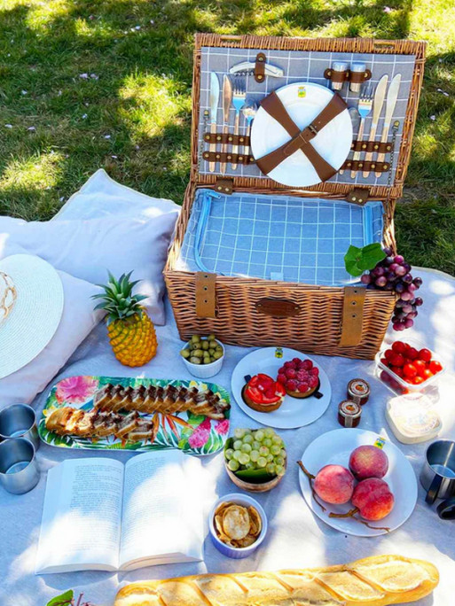 Panier pique-nique Concorde 6 personnes Les jardins de la Comtesse