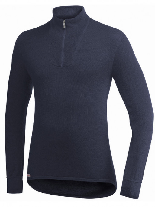 Tee-Shirt ML unisexe col roulé zippé 200 Woolpower