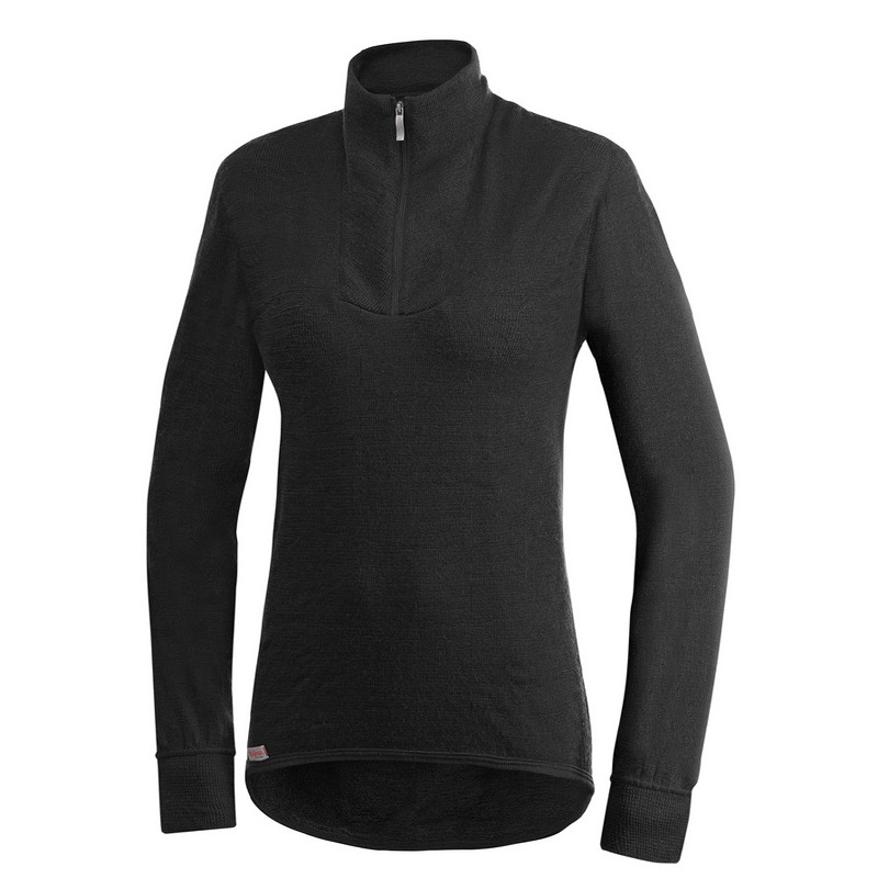 Tee-Shirt ML unisexe col montant zippé 400 Woolpower