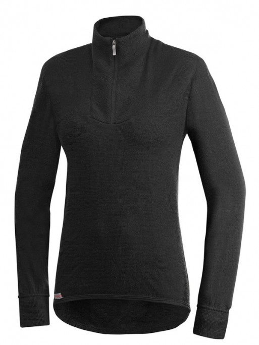 Tee-Shirt ML unisexe col montant zippé 400 Woolpower