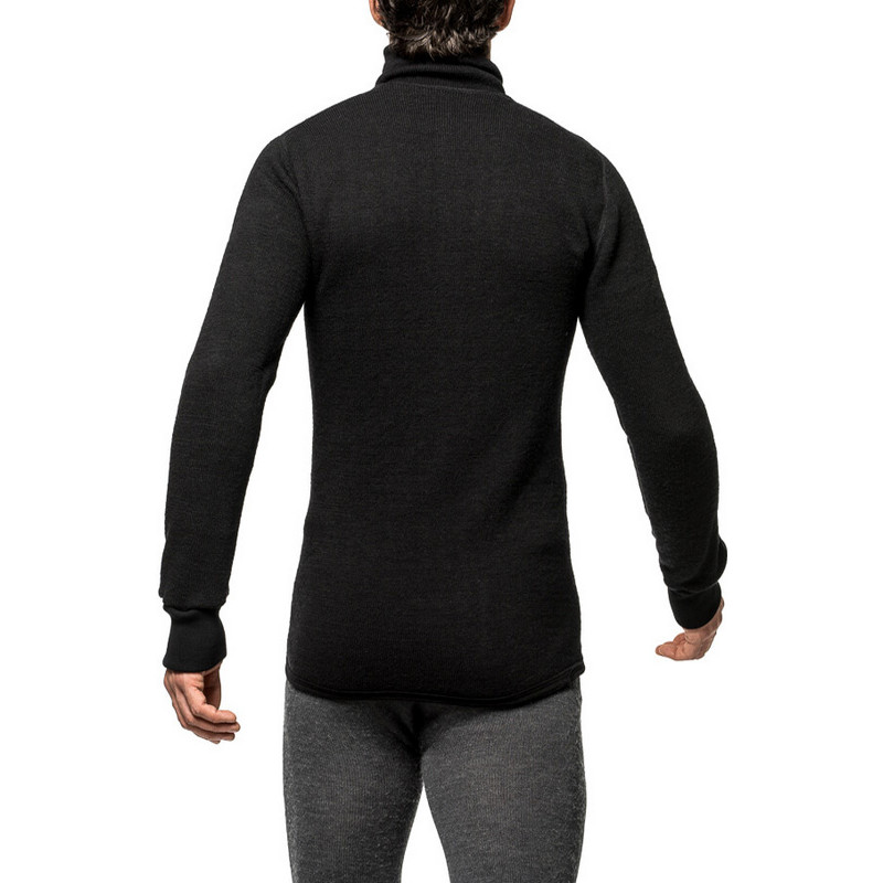 Tee-Shirt ML unisexe col montant zippé 400 Woolpower