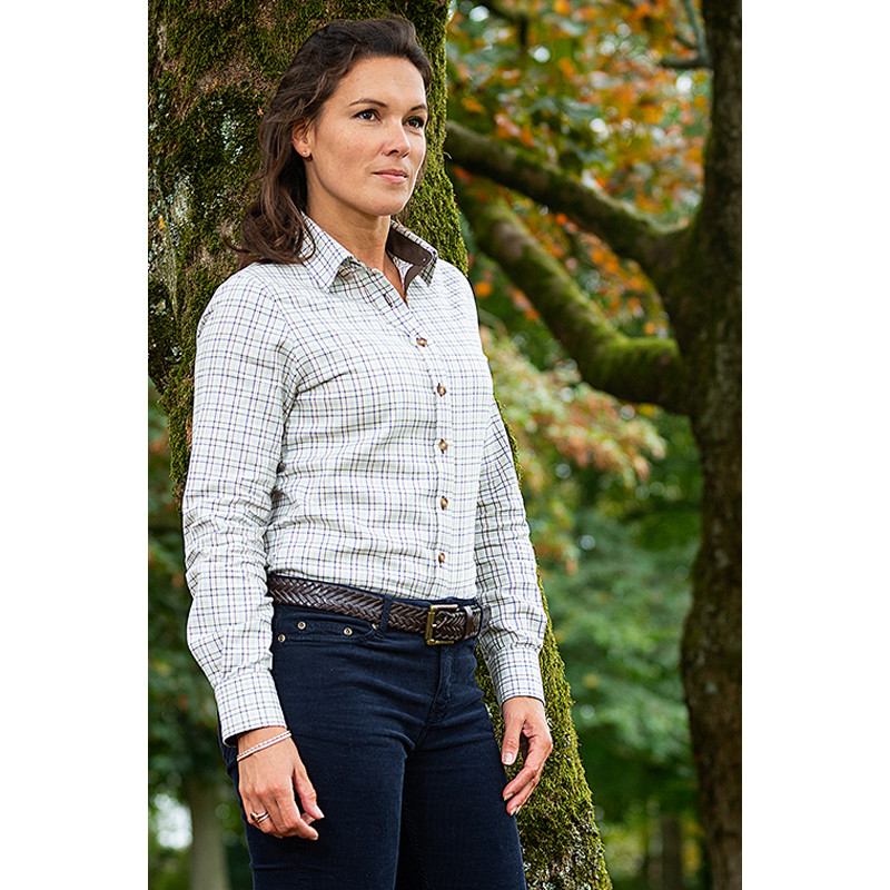 Chemise à carreaux Nina Baleno