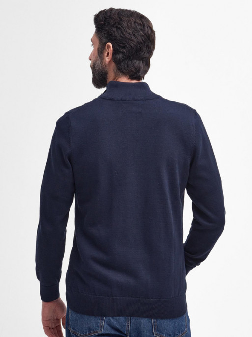 Pull col zippé Pima Barbour