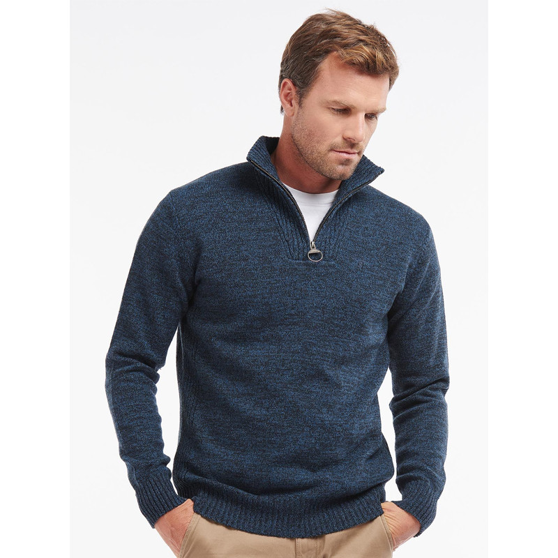 Pull Essential col zippé Barbour