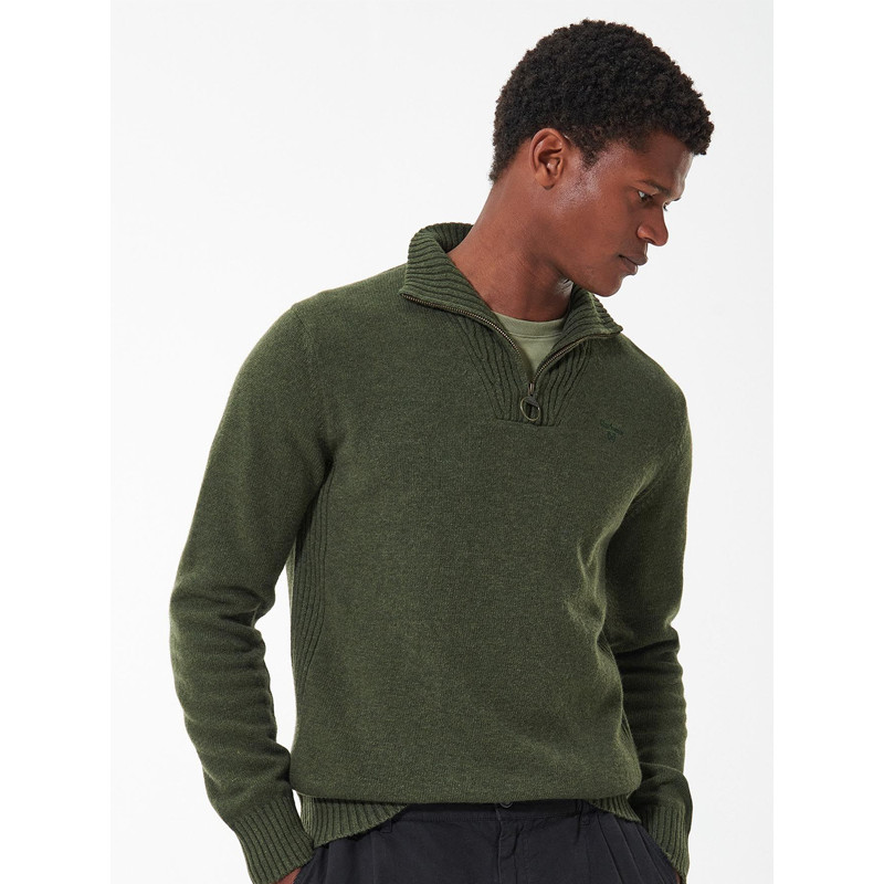 Pull Essential col zippé Barbour