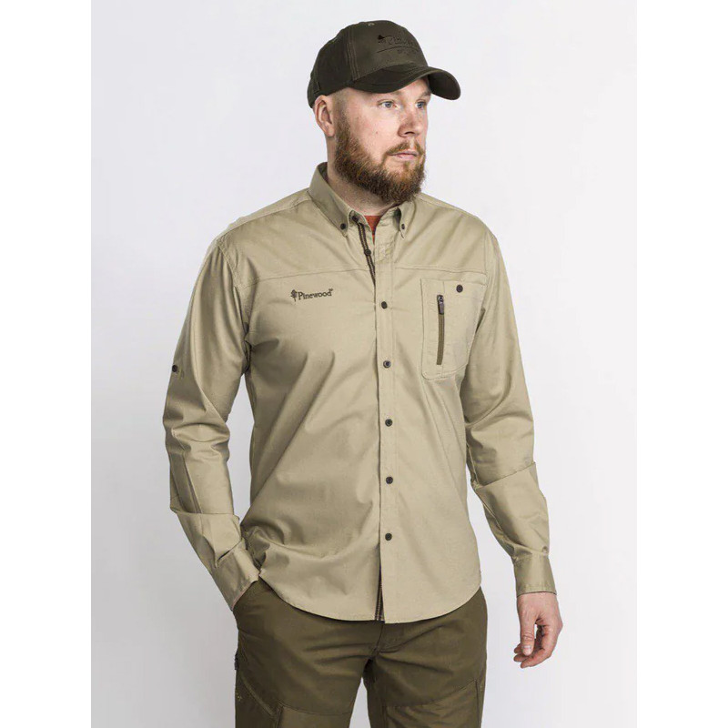Chemise Tiveden InsectSafe Pinewood
