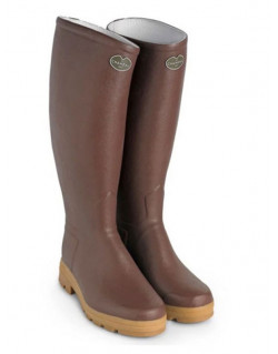 Bottes Saint Hubert Le Chameau Femme doublees cuir