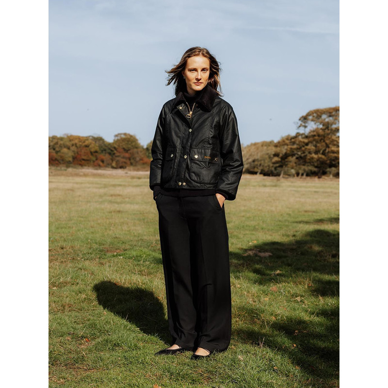 Veste courte en toile cirée Beadnell femme Barbour