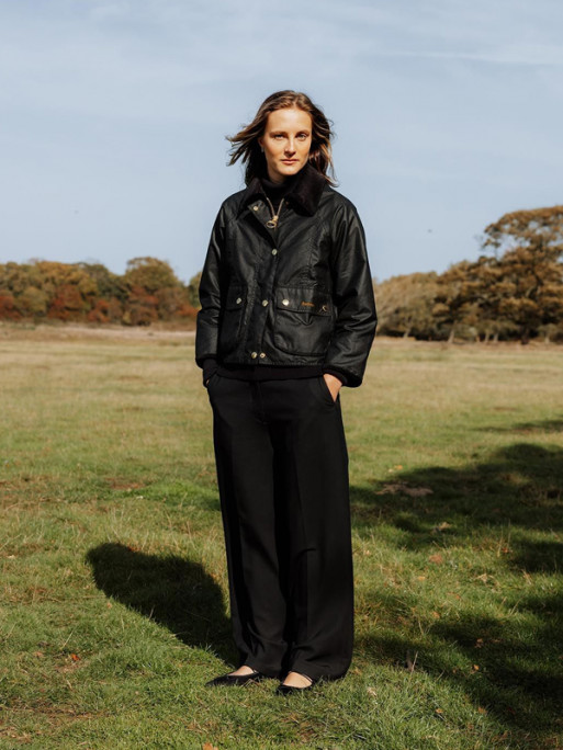 Veste courte en toile cirée Beadnell femme Barbour Veste courte en toile cirée Beadnell femme Barbour
