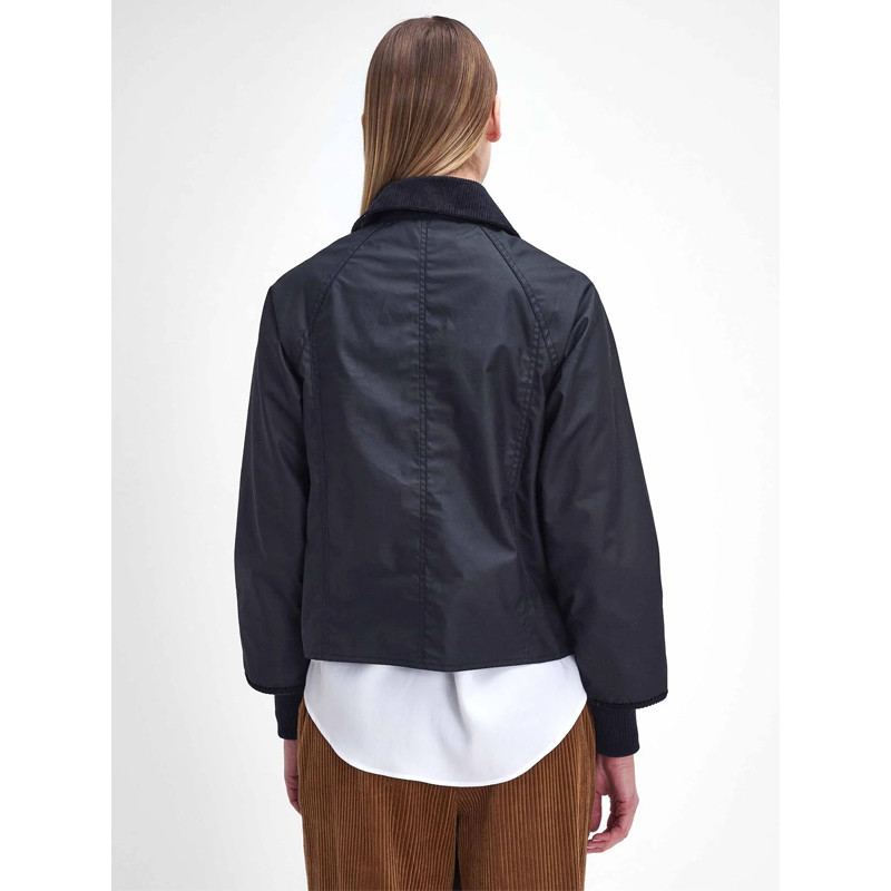 Veste courte en toile cirée Beadnell femme Barbour