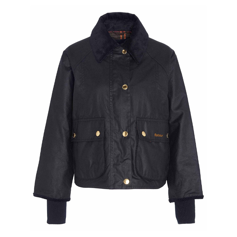 Veste courte en toile cirée Beadnell femme Barbour