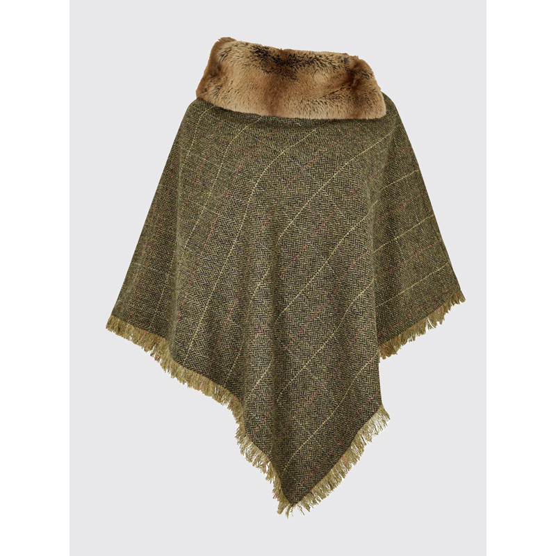 Poncho en tweed Hazelwood Dubarry