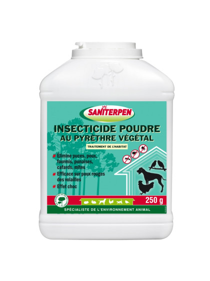 Saniterpen Insecticide poudre au pyréthre végétal