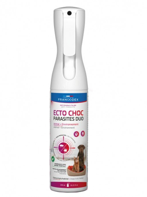 Brumisateur Ecto Choc Parasites Duo 290ml Francodex Brumisateur Ecto Choc Parasites Duo 290ml Francodex