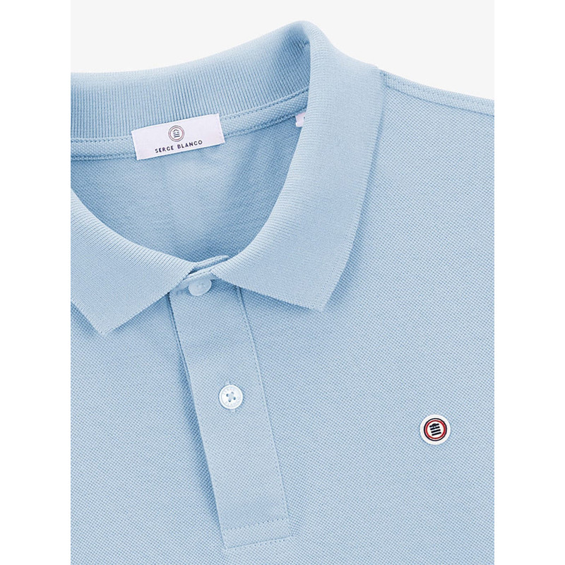 Polo manches courtes Lucas Serge Blanco
