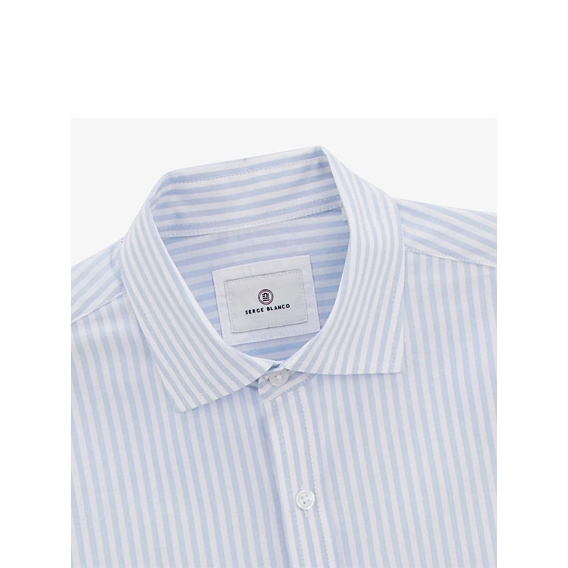 Chemise rayée Charles Serge Blanco