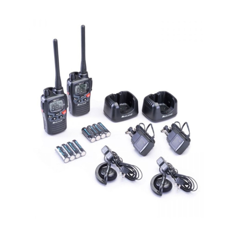 Pack de 2 Talkies-Walkies G9 Pro avec oreillettes Midland