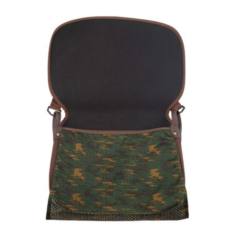 Carnier en toile enduite filet et poche Januel