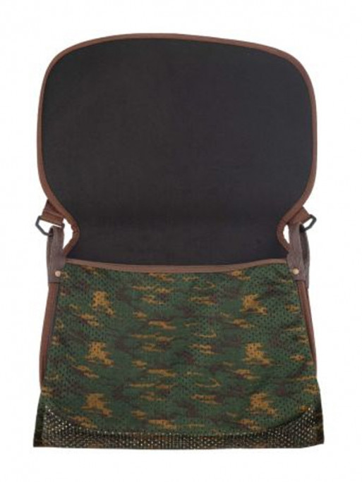 Carnier en toile enduite filet et poche Januel Carnier en toile enduite filet et poche Januel