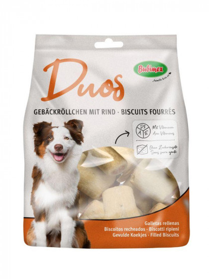 Biscuits fourrés à la viande Duos 500g Bubimex