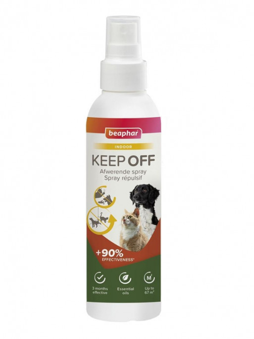 Spray répulsif Indoor Keep Off chien et chat 200ml Beaphar