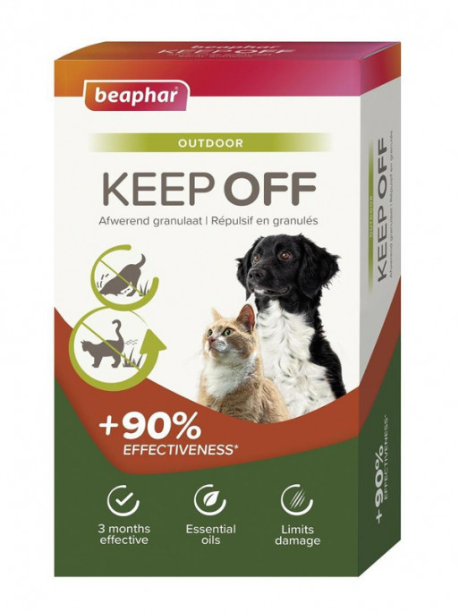 Répulsif granulés Outdoor Keep Off chien et chat 2x200g Beaphar Répulsif granulés Outdoor Keep Off chien et chat 2x200g Beaphar
