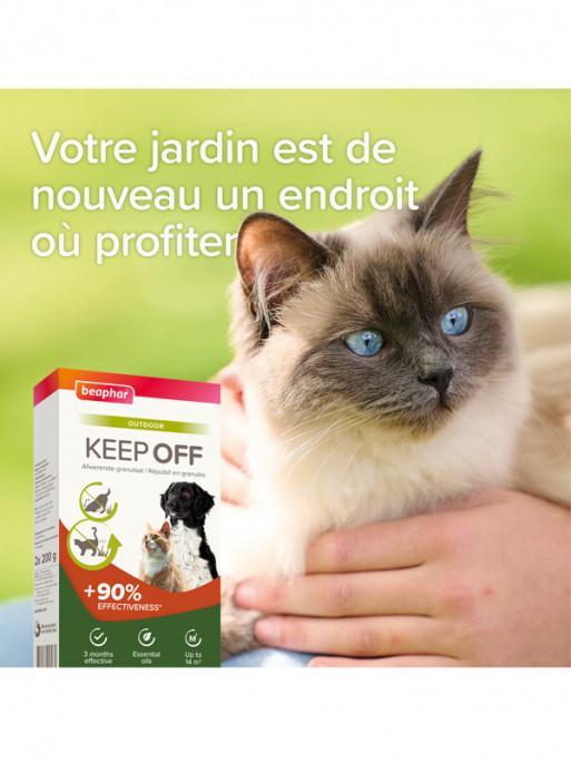 Répulsif granulés Outdoor Keep Off chien et chat 2x200g Beaphar Répulsif granulés Outdoor Keep Off chien et chat 2x200g Beaphar