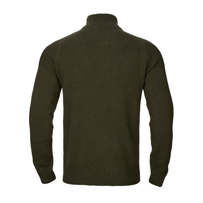 Pull Vincent Merino demi-zippé Härkila