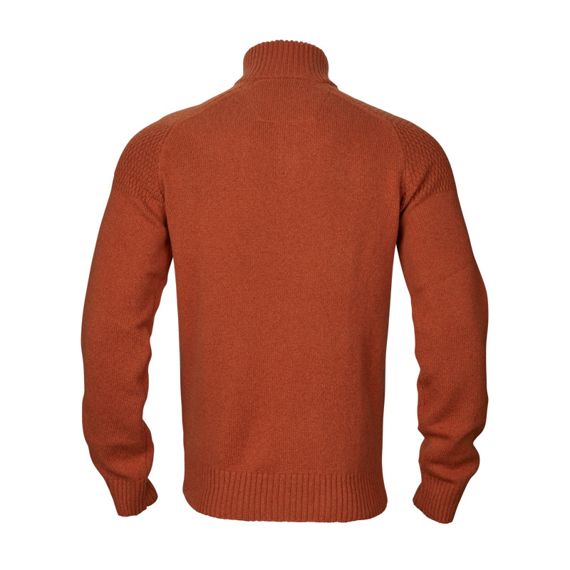 Pull Vincent Merino demi-zippé Härkila