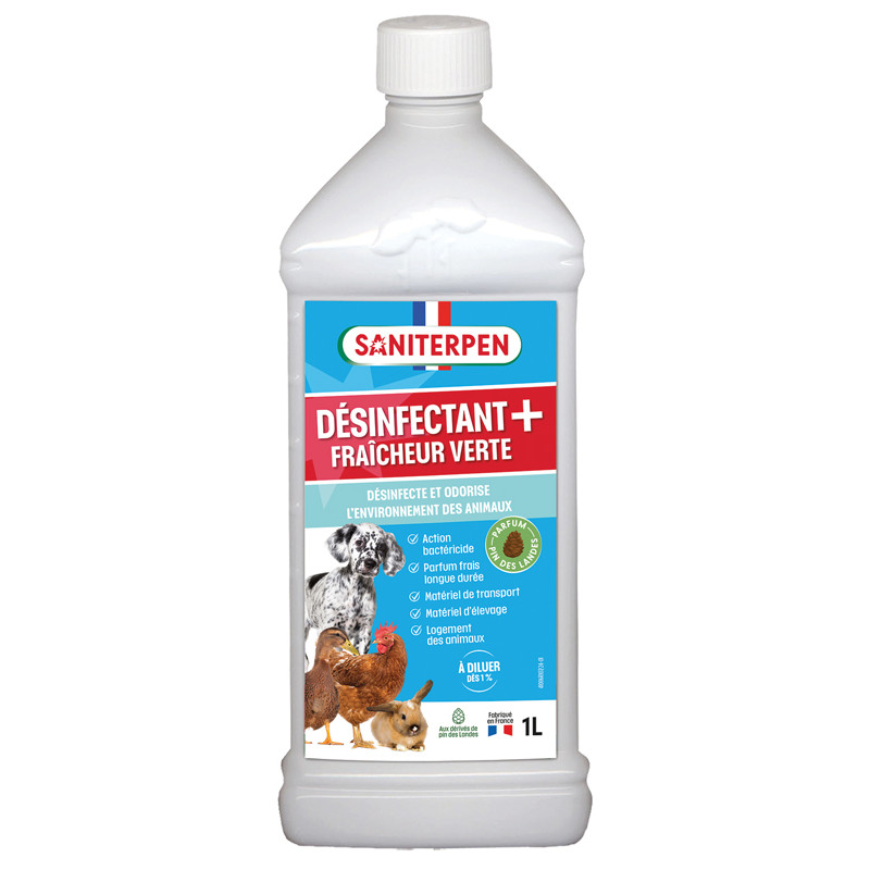 Saniterpen Désinfectant Plus Fraicheur Verte 