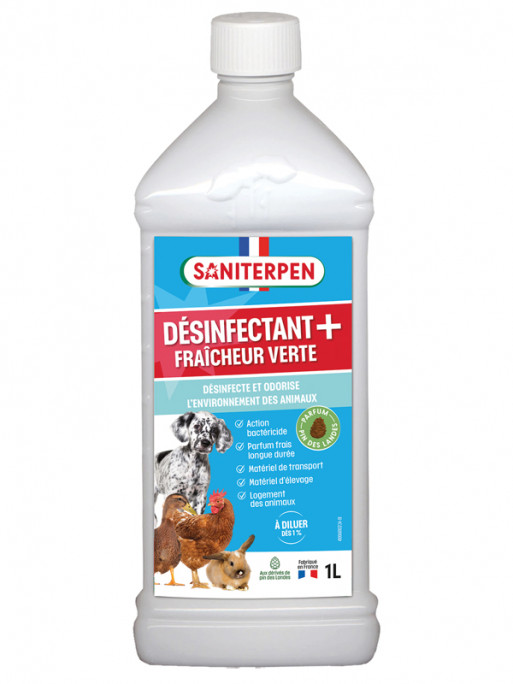 Saniterpen Désinfectant Plus Fraicheur Verte 