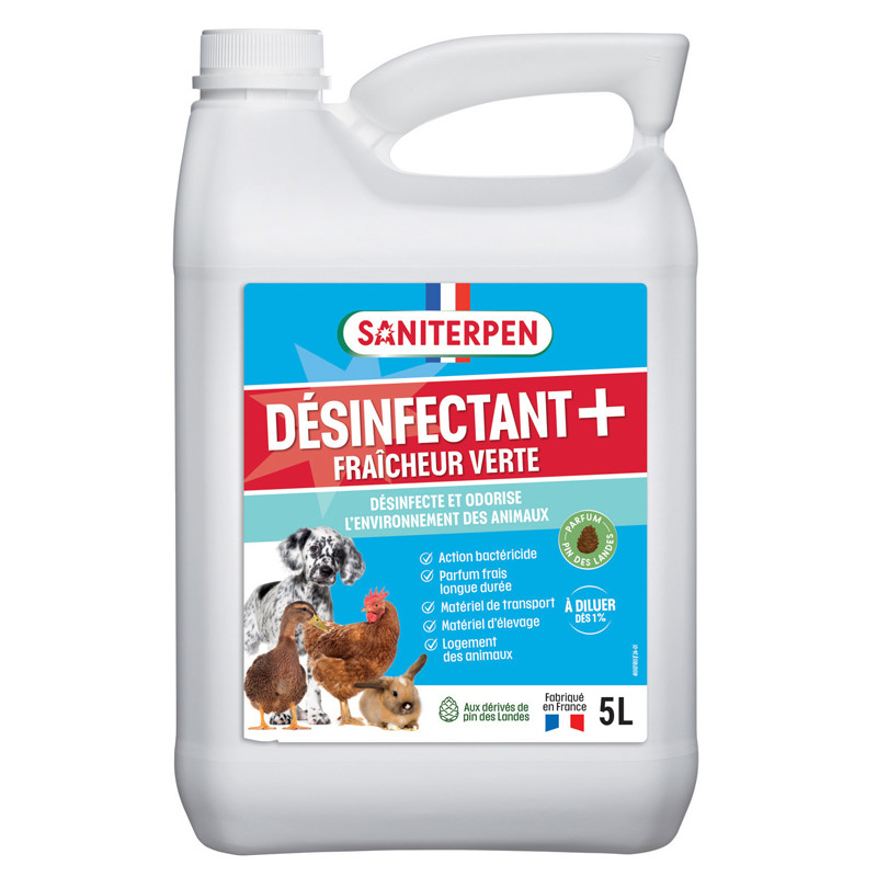 Saniterpen Désinfectant Plus Fraicheur Verte 