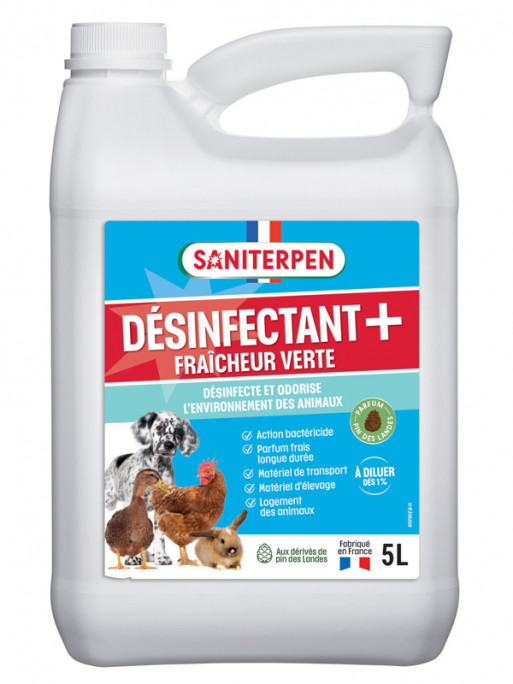 Saniterpen Désinfectant Plus Fraicheur Verte Saniterpen Désinfectant Plus Fraicheur Verte