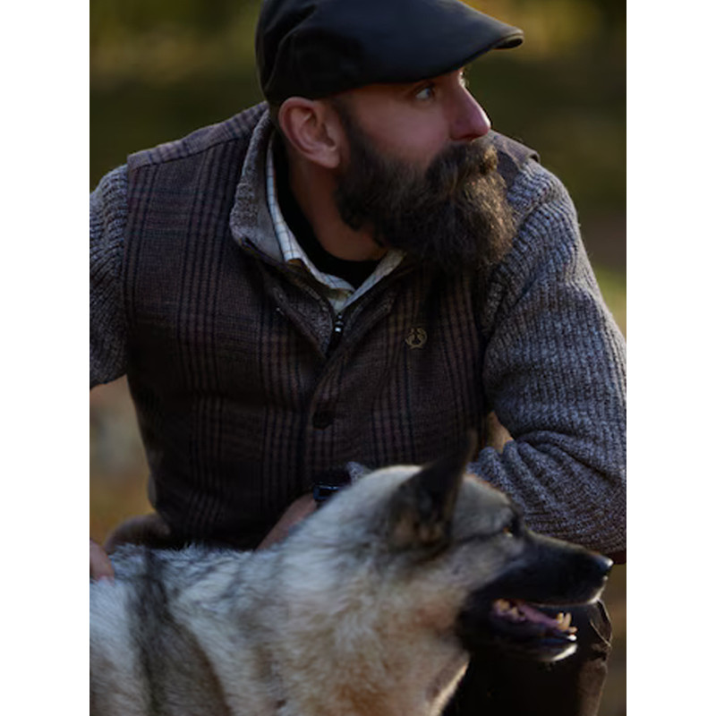 Gilet en tweed Sion Fill100 Chevalier