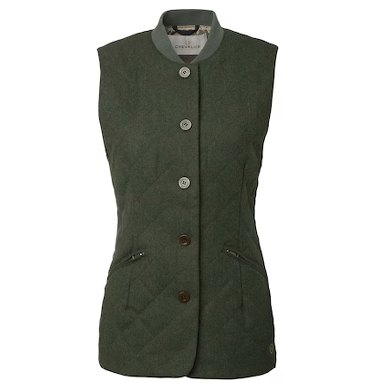 Gilet en tweed Allington pour femmes Chevalier
