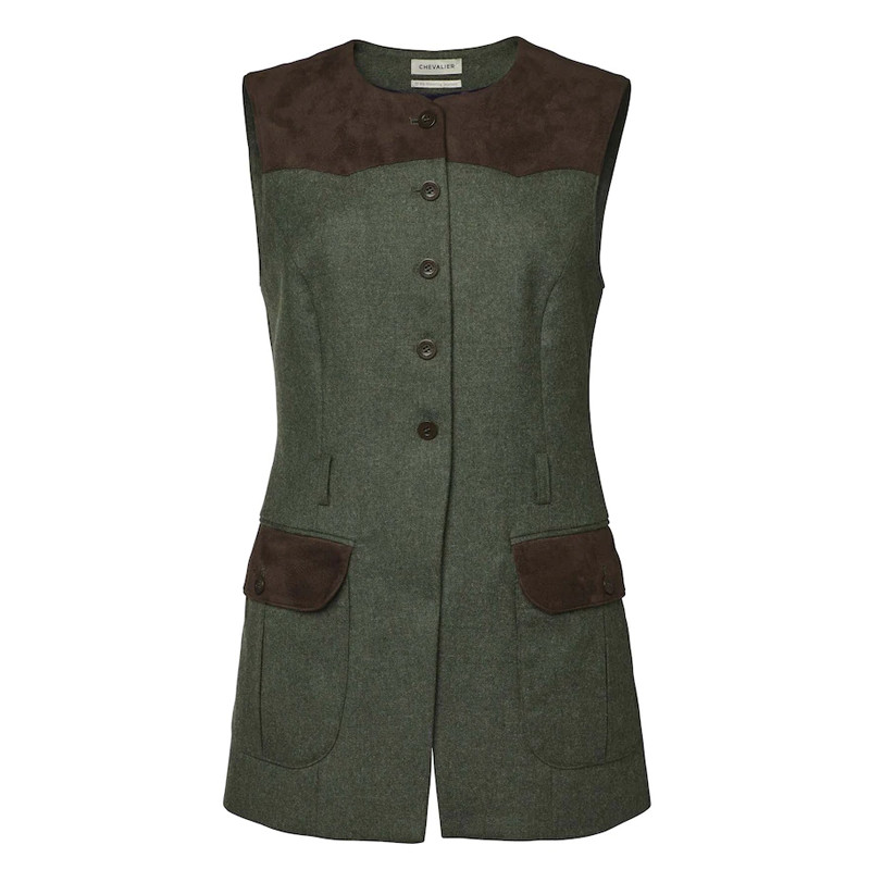 Gilet de tir tweed Felisa femme Chevalier